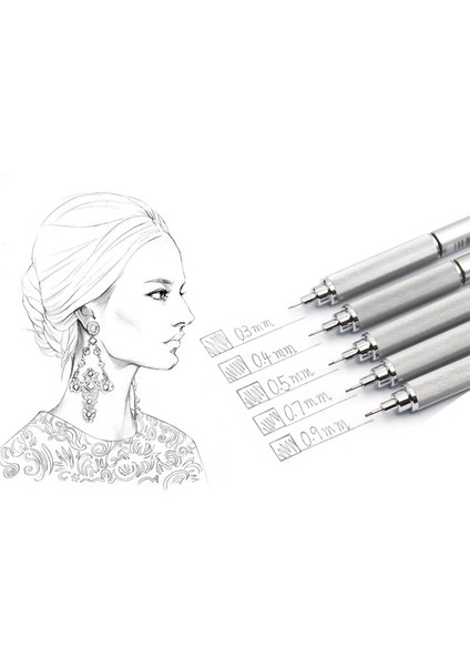 0,3 mm Stili Japonya Uni Shıft Boru Kilidi Metal Kalem mm Kurşun Kalemler Okul Için (Yurt Dışından) indirimleri