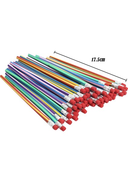 B Tarzı Çocuk Okul Eğlencesi Renkli Çizgili Yumuşak Kavisli Sihirli Kalem Adet (Yurt Dışından) indirimleri