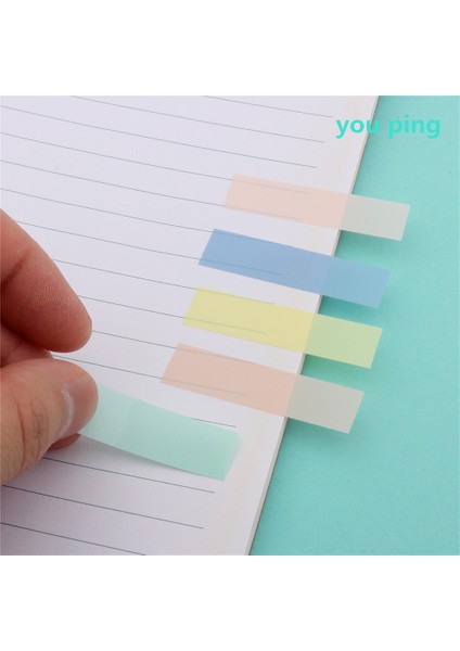 E Stili Kendi Yapışkanlı Not Defteri Yapışkanlı Notlar Yer Işaretçisi Memo Sticker Kağıt Ofis Okul Malzemeleri (Yurt Dışından)