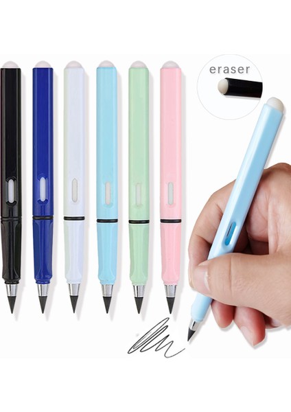 Açık Yeşil 3 Tarzı Yeni Sınırsız Yazma Kalem Mürekkepsiz Çocuk Hediye Sanat Eskiz Boyama Araçları Üstünde Silgi Ebedi Kalem - Turkish (Yurt Dışından) fiyatları