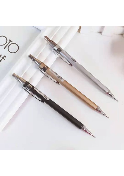 0,5 mm Altın Stili Yaratıcı Metal Mekanik Kurşun Kalem Yedekli Okul Ofis Hediye (Yurt Dışından) fiyatları