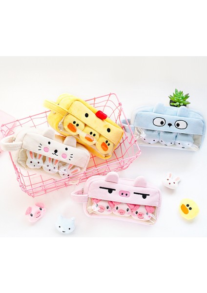 Gri Stil Peluş Hayvan Sevimli Kalem Çantası Koreli Öğrenci Sevimli Kırtasiye Kalem Kutusu Erkek Kız Hediye Yüksek Kapasiteli Pouool Malzeme (Yurt Dışından) modelleri