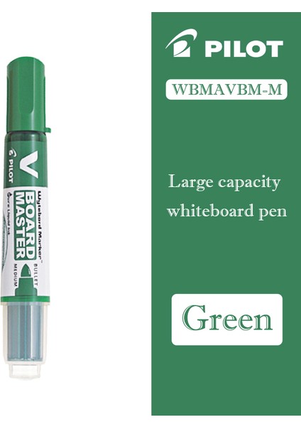 Yeşil Stil Büyük Kapasiteli Beyaz Tahta Kalemi Yuvarlak Başlı Wbmavbm Renkli Su Bazlı Güvenlik Işareti Yedek Dolgu 6 Renk Seçeneği (Yurt Dışından)