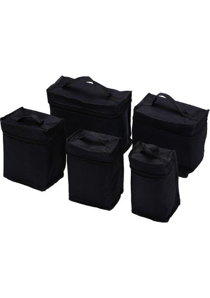 48 Adet Tarzı Sanat Kalemleri Fermuarlı Tuval Saklama Kalem Çantası - Siyah (Yurt Dışından) fiyatları