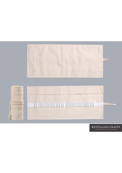 No.7 Tarzı 12 Delikli Kalem Kutusu Fabrool Malzemeler Sanat Kalem Kılıfı Kanvas Kalem Sarma Rulo Makyaj Fırça Kalem Depolama Kırtasiye Öğrenci (Yurt Dışından)