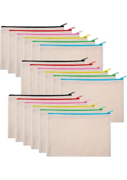 18 Parça Tuval Makyaj Çantası Çok (Yurt Dışından) fiyatları