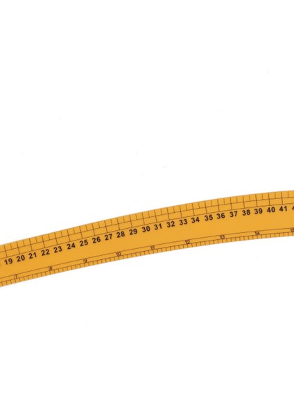 Model 6360B Stili El Işi Desen Oluşturma Için Sandviç Çizgili 60 cm Dayanıklı Plastik Değişken Form Eğri Cetvel - Kalın Dikiş Alanı Için #6360B (Yurt Dışından) modelleri