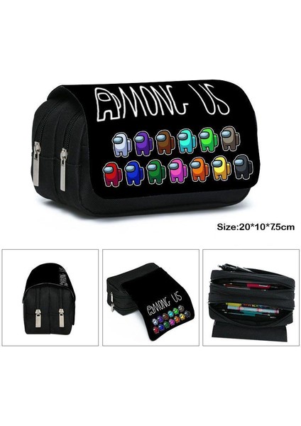 No.12 Tarzı Büyük Kapasiteli Kalem Kutusu Kalem Çantası Karikatür Hayvanlı Okul Malzemeleri Su Geçirmez Oxford Kalem Çantası (Yurt Dışından) fiyatları