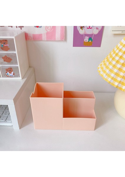 OSS22030TZ8 Stili Sevimli Çok Fonksiyonlu Masaüstü Kalem Tutucu Depolama Kutusu Masa Kalem Makyaj Organizer Ofis Okul Kırtasiye Hediye (Yurt Dışından) indirimleri