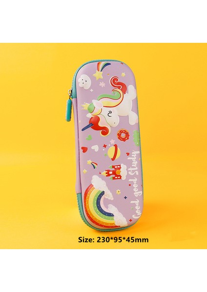 A4 Stili 3D Stereo Sevimli Kalem Kutusu Okul Kırtasiye Kutusu Eva Çizgi Film Kalem Kutusu Çocuklar Için Kalem Kutusu Dinozor Hayvan Kalem Çantası Büyük Kutu Hediyeler (Yurt Dışından)