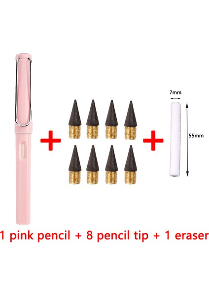 F Stili Sonsuz Yazma Mürekkepsiz Kalem Sihirli Sanat Çizim Kalemi Hediye Kawaii Kalem Okul Malzemeleri Seti Kırtasiye (Yurt Dışından)