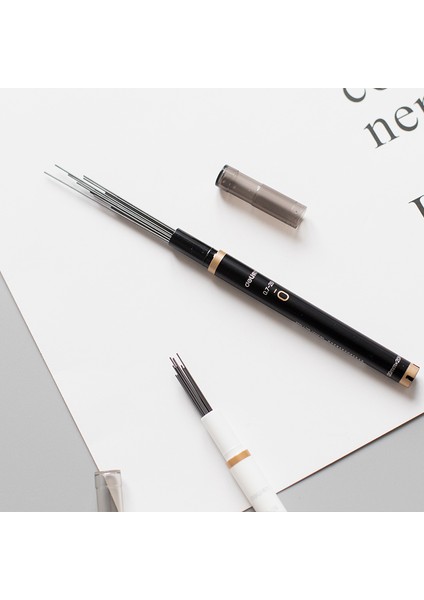 0,7 mm Rasgele Stil .5 Basit Siyah Beyaz Mekanik Kurşun Kalem 2b Kurşun Kalem Yazma Tasarlama Eskiz Okul Malzemeleri (Yurt Dışından) modelleri