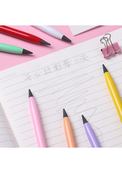 3 Adet Kalem Kafası Stili Ofis Sınırsız Yazma Kalemleri Renkli Metal Sonsuz Kalem Mürekkepsiz Kalem Yazma Sanat Çizim Boyama Aracı Çocuklar Için Yenilikçi Hediyeler (Yurt Dışından) fırsatları