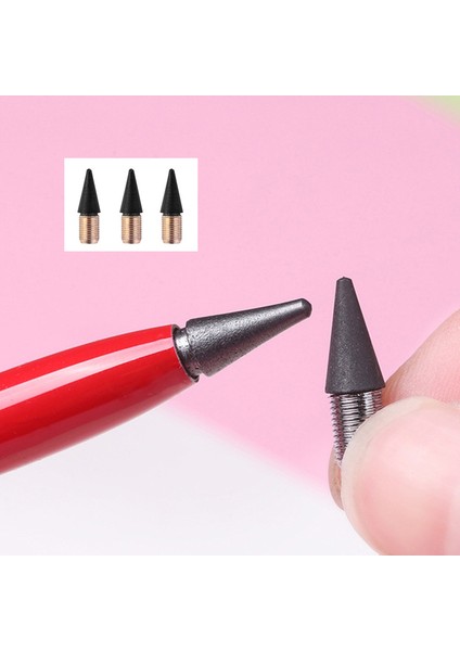 3 Adet Kalem Kafası Stili Ofis Sınırsız Yazma Kalemleri Renkli Metal Sonsuz Kalem Mürekkepsiz Kalem Yazma Sanat Çizim Boyama Aracı Çocuklar Için Yenilikçi Hediyeler (Yurt Dışından) indirimleri