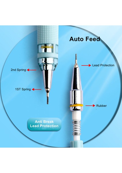 0,5 mm Bej Stili Otomatik Mekanik Kalem Renkli Oto D Retractable Yazma Kalemleri Okul Kırtasiye (Yurt Dışından) indirimleri