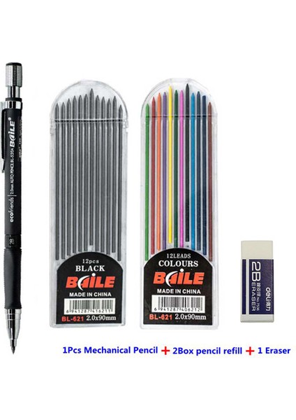 D-Set Stili Sevimli Kırtasiye Okul Sınav Malzemeleri Hediye Kızlar Için Otomatik Kalem Mekanik Kalem Seti (Yurt Dışından)