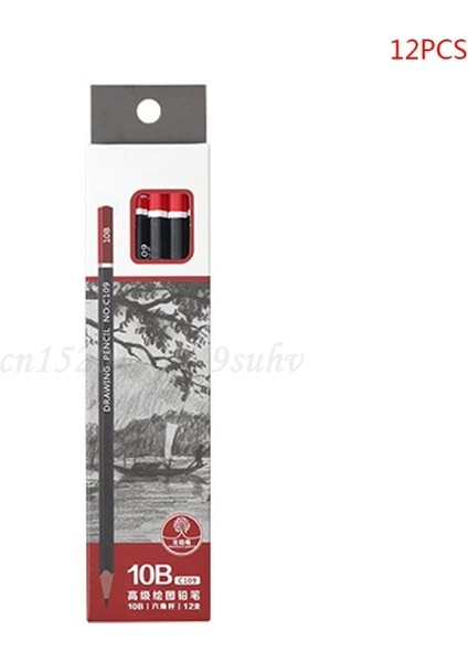 10B Tarzı Ootdty Kutu Grafiti Kurşun Kalem Çizim Yazma 2h Hb 2b 3b 3h 4b 5b 6b 8b 10B Ofis Okul Malzemeleri (Yurt Dışından)