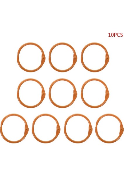 O Tarzı Metal Sabit Sayfa Bağlantı Halkası Dış Çap Kitap Halkalar Anahtarlık Indeks Kart Çok Renkli Bağlantı Halkası Okul Ofis Için (Yurt Dışından)