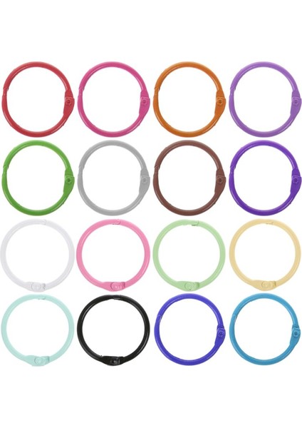 O Tarzı Metal Sabit Sayfa Bağlantı Halkası Dış Çap Kitap Halkalar Anahtarlık Indeks Kart Çok Renkli Bağlantı Halkası Okul Ofis Için (Yurt Dışından) fiyatları