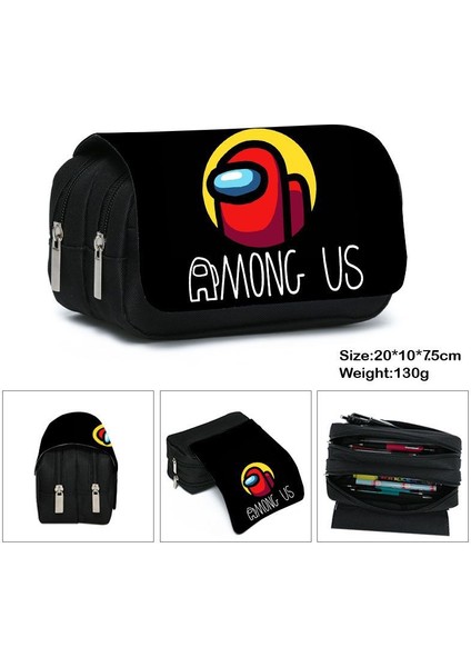 No.15 Tarzı Büyük Kapasiteli Kalem Kutusu Kalem Çantası Karikatür Hayvanlı Okul Malzemeleri Su Geçirmez Oxford Kalem Çantası (Yurt Dışından)