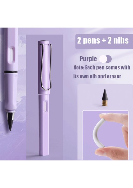 Mor Tarzı Yeni Teknoloji Sonsuz Yazma Büyülü Kalem Seti - Mürekkepsiz Kalem (Yurt Dışından)