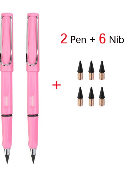 Pembe Set Stili Sınırsız Yazma Sonsuz Kalem Seti Mürekkepsiz Kalem Yeni Teknoloji Sihirli Kalemler Yazma Sanat Çizim Boyama Aracı Çocuklar Için (Yurt Dışından)