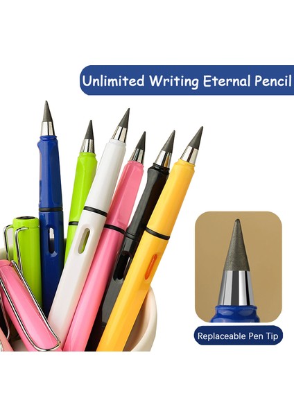 Pembe Set Stili Sınırsız Yazma Sonsuz Kalem Seti Mürekkepsiz Kalem Yeni Teknoloji Sihirli Kalemler Yazma Sanat Çizim Boyama Aracı Çocuklar Için (Yurt Dışından) modelleri