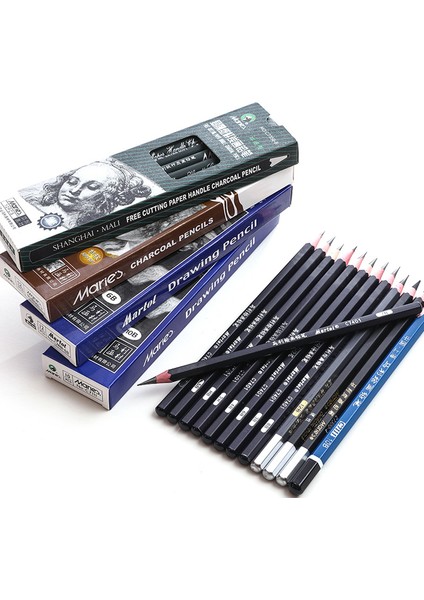 B x 3 Adet Tarzı Maries Siyah Eskiz Kurşun Kalem Çizim Boyama Hb 2h B 2b 3b 4b 5b 6b 7b 8b 10B 12B 14B Standart Kalem Kırtasiye Sanat Malzemeleri (Yurt Dışından) modelleri