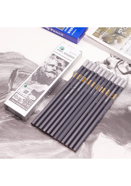 B x 3 Adet Tarzı Maries Siyah Eskiz Kurşun Kalem Çizim Boyama Hb 2h B 2b 3b 4b 5b 6b 7b 8b 10B 12B 14B Standart Kalem Kırtasiye Sanat Malzemeleri (Yurt Dışından) fırsatları