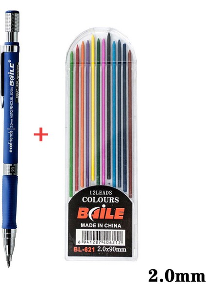 Renkli Set B Stili Mekanik Kalem Yaratıcı 2b Otomatik Kalemler Gri Renkli Kurşun Seti Çizim Kalemi Kırtasiye (Yurt Dışından)
