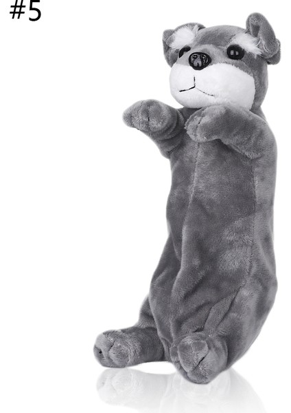 No.5 Tarzı 1 Adet Çizgi Film Köpek Peluş Kalem Kutusu Kawaii Kalem Çantası Sevimli Hayvan Kedi El Çantaları Kızlar Makyaj Çantası Öğrenci Okul Kırtasiye Malzemesi (Yurt Dışından)