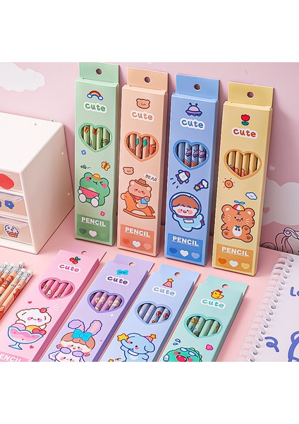 No.1 Tarzı Sevimli Çizgi Film Hayvanlar Çocuklar Hb Standart Kurşun Kalem Kırtasiye Kalemleri Çocuklar Çizim Sketch Yazma Malzemeleri Hediye Öğrenciler Için (Yurt Dışından) fiyatları