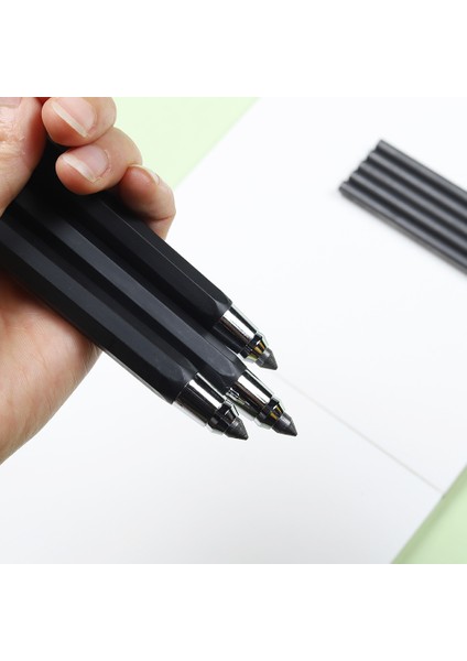 2b Set Stili 2bb Grafiti Otomatik Kurşun Kalemleri ile Dolu Metal Mekanik Kalem Seti - Çizim ve Yazma Için Kalemtıraş ile Birlikte (Yurt Dışından) modelleri