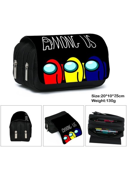 D Stili Among Us Kalem Kutusu Büyük Kapasiteli Karikatür Hayvanlı Su Geçirmez Kalem Çantası Okul Malzemeleri (Yurt Dışından) fiyatları