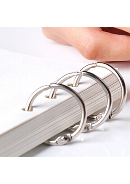 65MM Tarzı Metal Cetvel Halkası Gevşek Yaprak Kitap Cetvel Halkası Çok Fonksiyonlu Anahtarlık Çember Kitap Cetvel Halkası Ofis Bağlama Malzemesi (Yurt Dışından) fırsatları