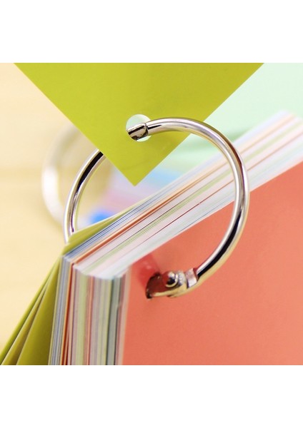 65MM Tarzı Metal Cetvel Halkası Gevşek Yaprak Kitap Cetvel Halkası Çok Fonksiyonlu Anahtarlık Çember Kitap Cetvel Halkası Ofis Bağlama Malzemesi (Yurt Dışından) indirimleri