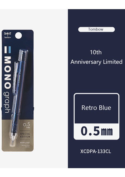Vintage Kırmızı Stil 2021 Yeni Gelen Japonya Tombow Retro Dumanlı Renkli Mekanik Kalem 10.yıl Kutlaması Sınırlı Sayıda Sallamalı Kurşun Kalem (Yurt Dışından) indirimleri
