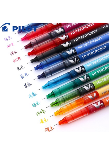 Mor Tarzı 12 Renkli Pılot Bx-V5 Tam Iğne Düz Sıvı Tükenmez Tükenmez Kalem Jel Kalem Renkli Büyük Kapasite Ofis Okul Kırtasiye (Yurt Dışından) fırsatları