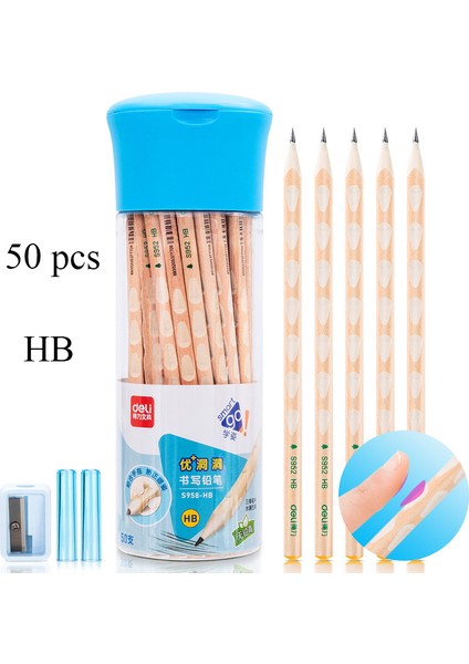 50 Adet Hb Tarzı Ilkokul Hbb Tutma Kalemi Düzeltme Kavrama Kalemi Öğrenme Kalem Yazma Çizme Kalem Seti (Yurt Dışından)
