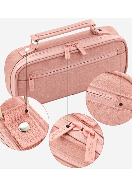 B Siyah Stil Büyük Kapasiteli Zarif Kanvas Kalem Kutusu Okul Taşınabilir Kalem Kutusu Malzemeleri Kalem Çantası Kalem Kılıfı Kırtasiye (Yurt Dışından) indirimleri