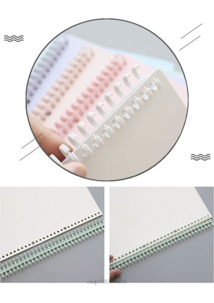 Hazır Yanıt Stili Delikler Halkalar Spiral A4 Defter Bağlama Klipsleri Sık Yapraklı Kağıt Kitap Albüm Minderi Bir Dropship (Yurt Dışından)