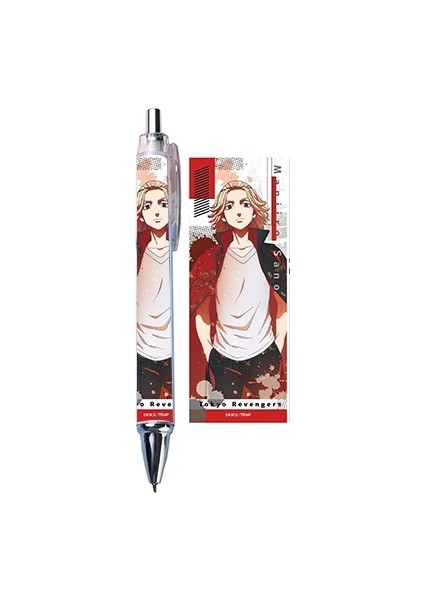 N Mavi Tükenmez Kalem Stili Tokyo Revengers Sano Manjirou Tachibana Hinata Kawata Souta Mavi Dolma Kalem Ofis Okul Yazma Kırtasiye (Yurt Dışından)