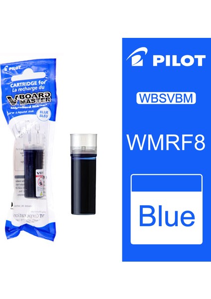 Mavi Stil Pilot Mürekkep Kartuşlu Beyaz Tahta Kalemi Mürekkep Doldurma Okul Kırtasiye Ofis Yazma Malzemeleri Doldurulabilir Kalem Kalem Dolum Wbs-Vbm (Yurt Dışından)