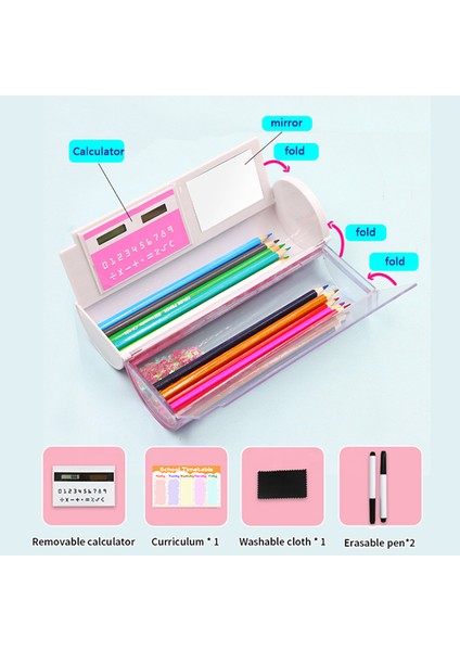 Şeffaflık Pikachu Stili Okul Kalem Kutusu Kod Kilidi Anime Şifreli Kalem Kutusu Nbx Büyük Kapasiteli Yaratıcı Şeffaf Stand Up Kırtasiye Tutucu Kız Erkek (Yurt Dışından) indirimleri