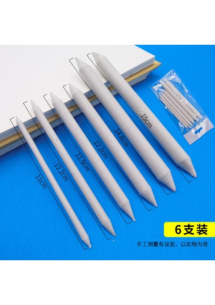 6 Adet Tarzı Escolar Eskiz Kağıdı Kalem Değiştirilebilir Çift Uçlu Dayanıklı Sanat Çizim Aracı Pastel Yeni Karıştırma Dağıtma Malzeme (Yurt Dışından)