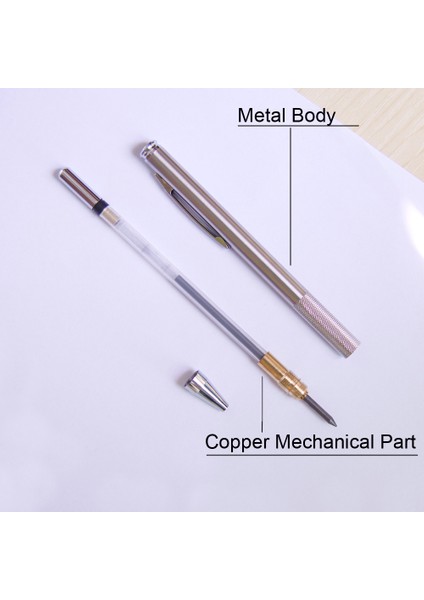 4 Adet Hb Tarzı Metal Mekanik Otomatik Kurşun Kalem Basit Kurşun Tutucu Çelik Stajyonerlik Okul Malzemeleri Sanat Malzemeleri (Yurt Dışından) fırsatları
