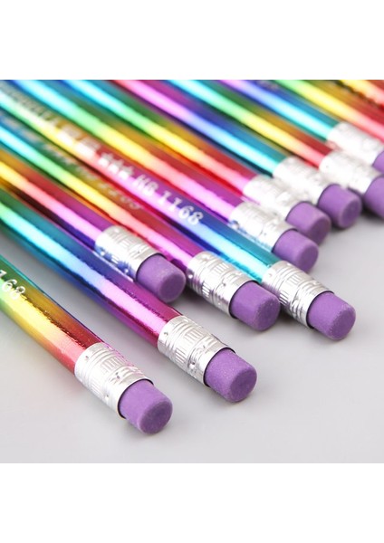 Gökkuşağı Kurşunkalem Ahşap Çevreci Parlak Renk Hb Çizim Boyama Kalemleri Okul Ofis Yazma Kalem (Yurt Dışından) fırsatları