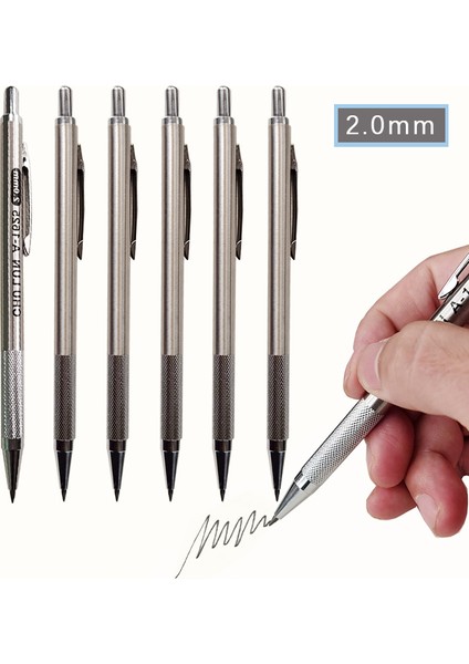 4 Adet Kalem Stili Metal Mekanik Kurşun Kalem Hb Değiştirilebilir Uçlu Sanat Otomatik Kalem Yazma Çizim Boyama Malzemeleri - E-Ticaret Için Türkçe Başlık (Yurt Dışından) indirimleri