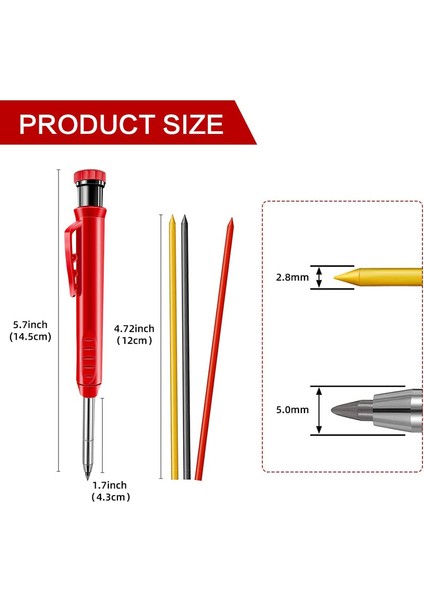 Pen-Mix Dolum A Stili 6 Yedek Uçlu Kalemtıraşlı Ahşap Işçiliği Derin Delik Mekanik Kalem Seti (Yurt Dışından) indirimleri
