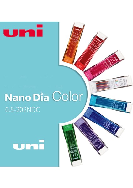 Yeşil Stil Japonya Uni Nano Dia Renkli 0.ndc Mekanik Kurşun Kalem Uçları Dolum Yazma Malzemeleri 202NDC (Yurt Dışından) fiyatları